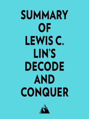 cover image of Summary of Lewis C. Lin's Decode and Conquer
